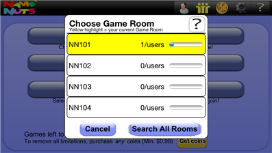 NameNuts Game Rooms